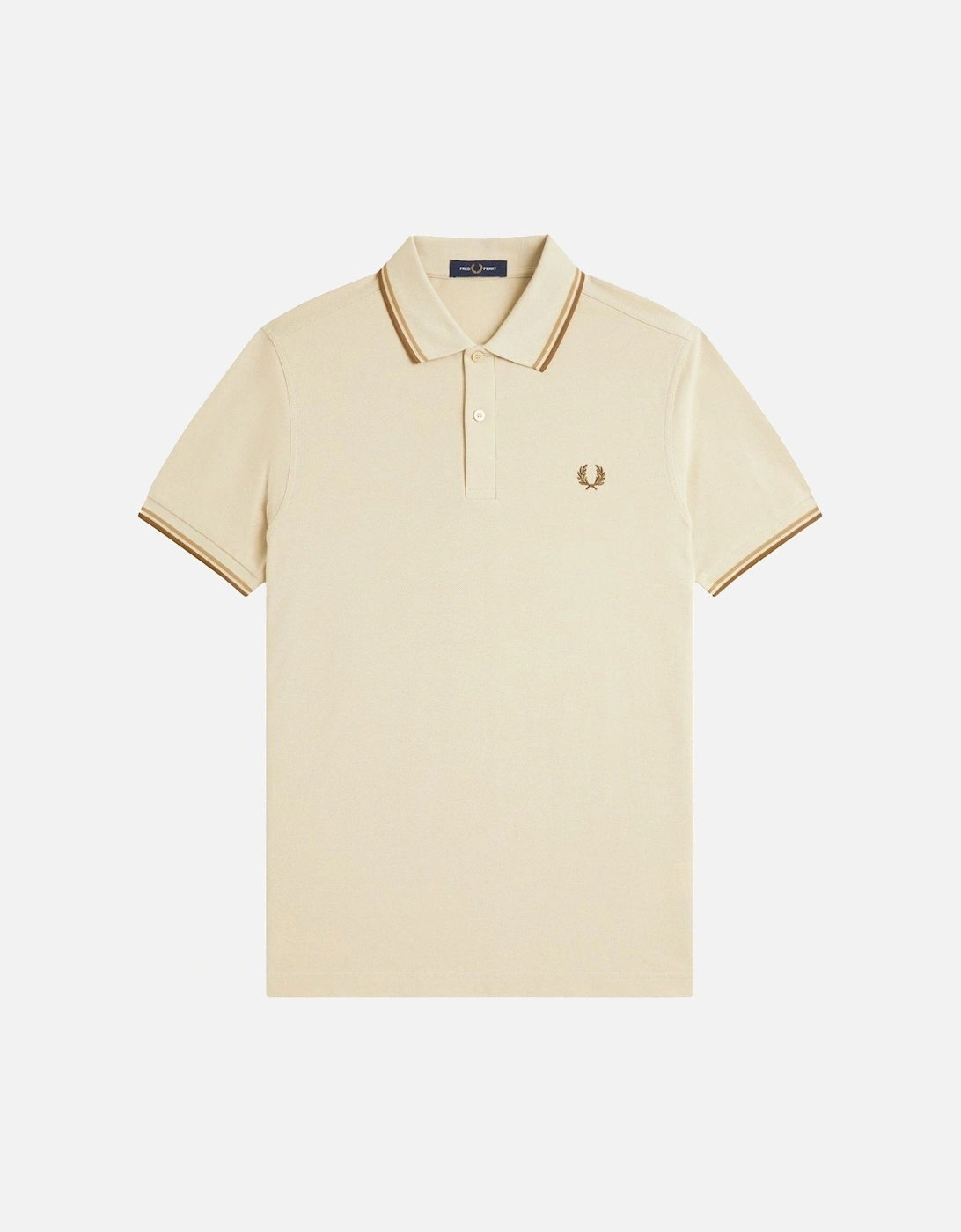 Twin Tipped Polo Shirt Oatmeal/Warm Stone/Shaded Stone, 5 of 4
