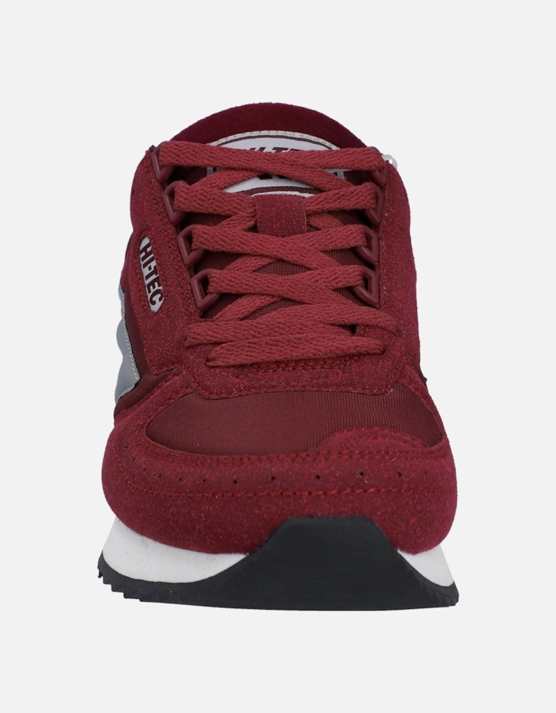 Silver Shadow PU Suede/Synthetic Men's Cherry Lace-Up Shoes