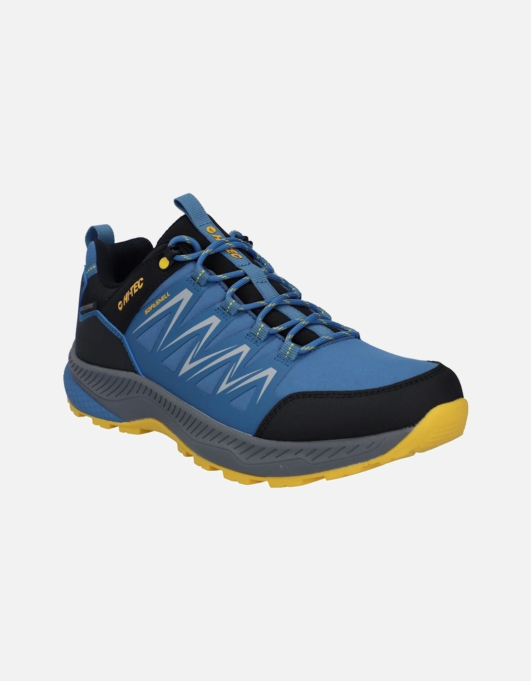 Stealth Low Polyester Men's Blue/Black/Yellow Hiking Boots, 3 of 2