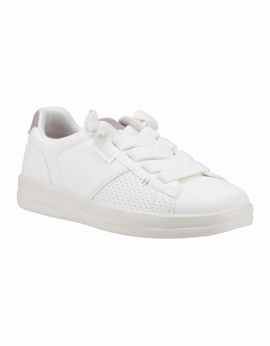 HEYDUDE Karina Duo Classic Synthetic Women's White Trainers, 6 of 5