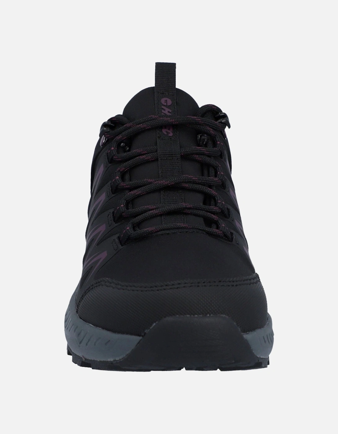 Stealth Low Womens Synthetic Women's Black/Purple Hiking Boots