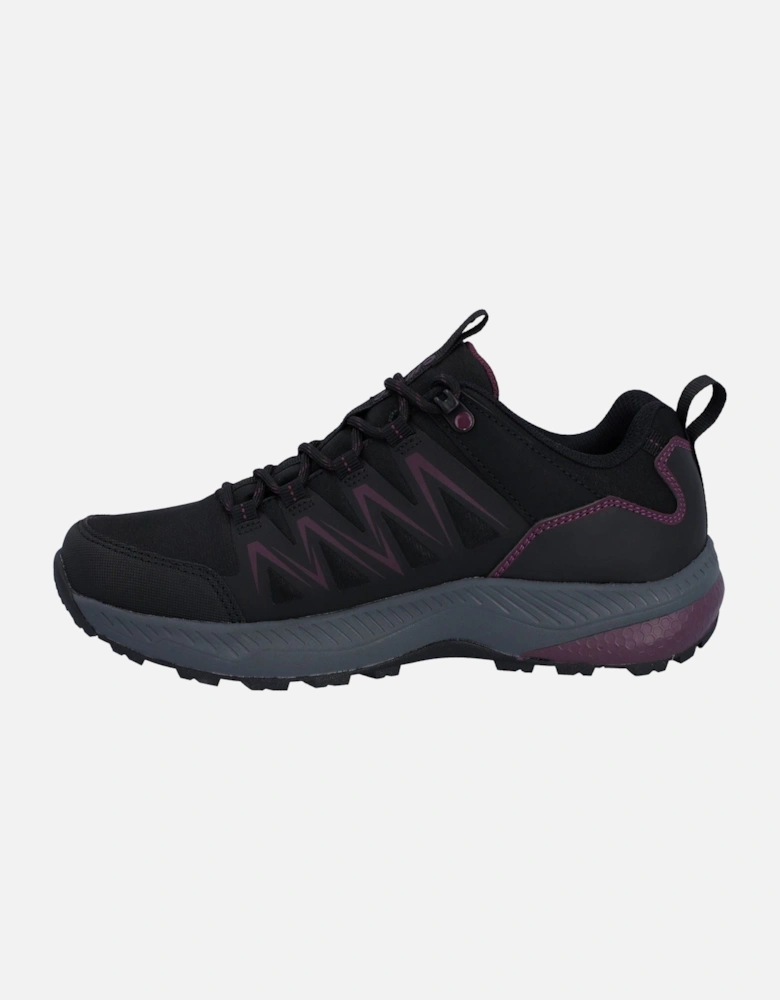 Stealth Low Womens Synthetic Women's Black/Purple Hiking Boots
