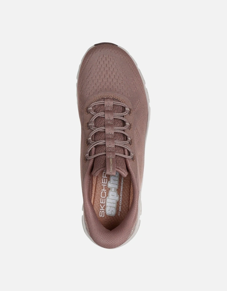 Glide-Step Elevate Amaze Textile Women's Brown Trainers