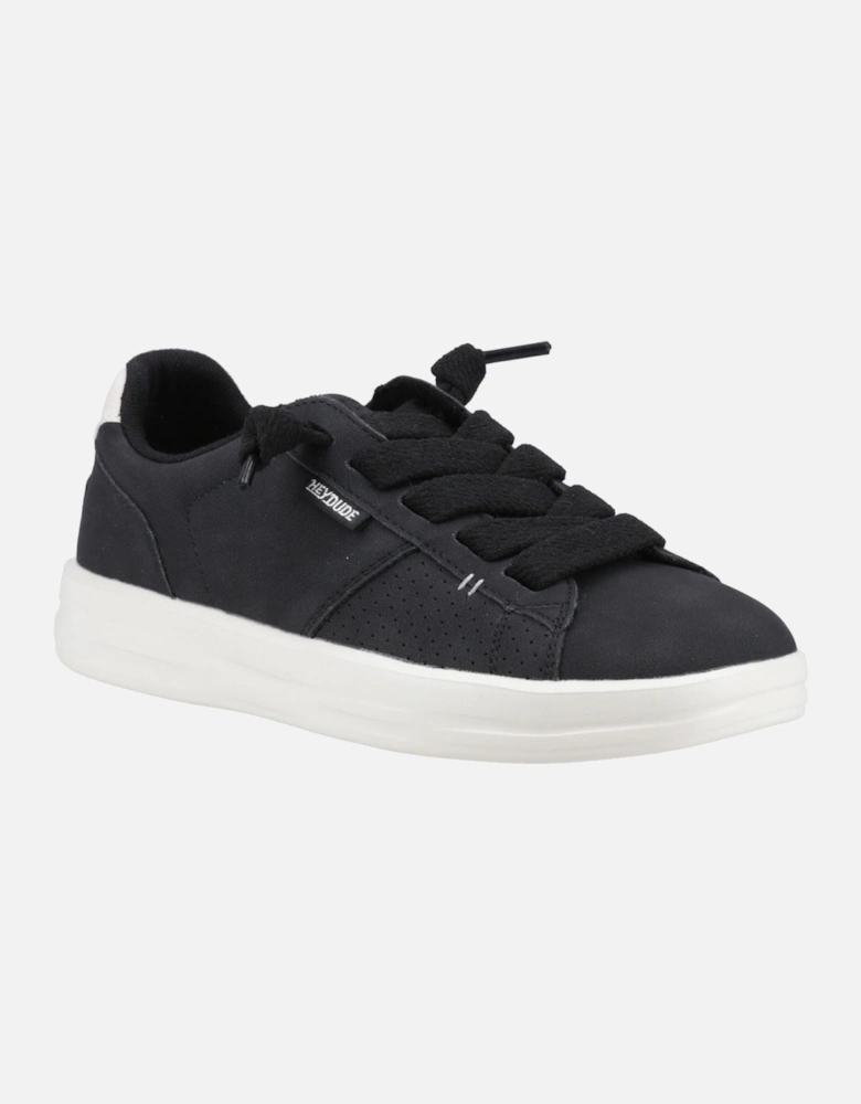 HEYDUDE Karina Duo Classic Synthetic Women's Black Trainers