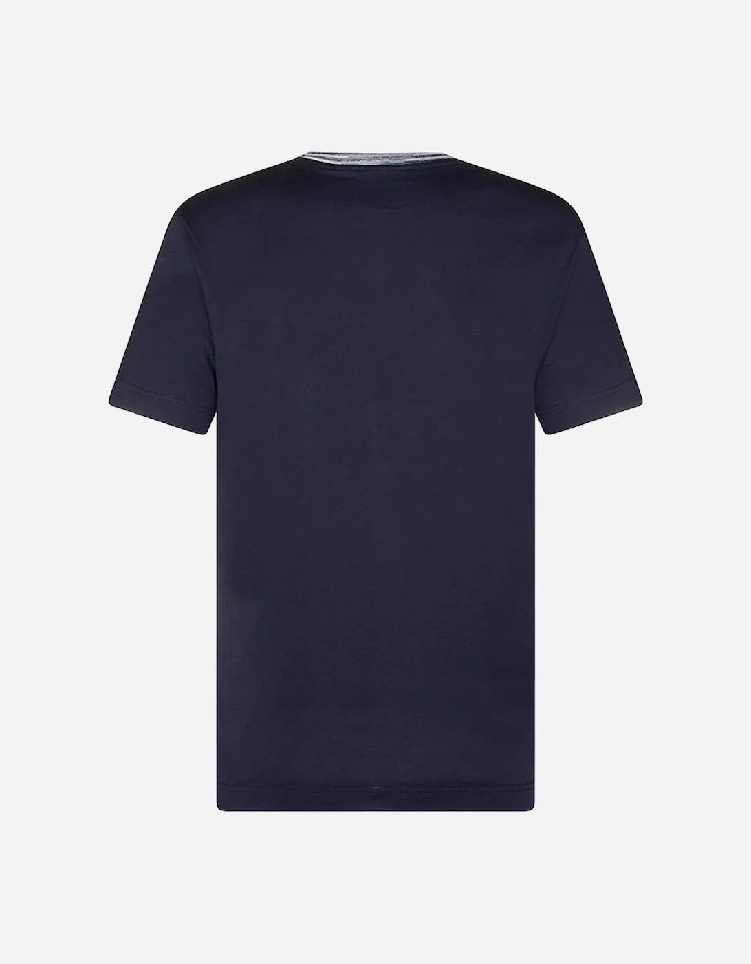 Embroidered Logo T-Shirt in Navy