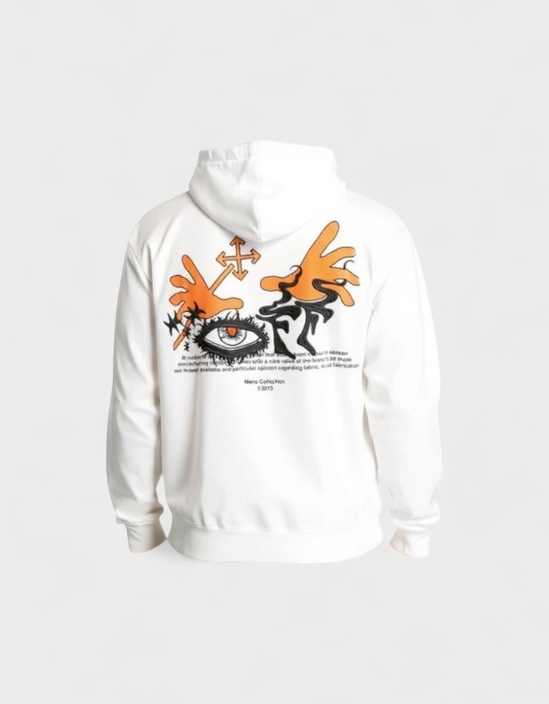 Wizard Eye Skate Hoodie White