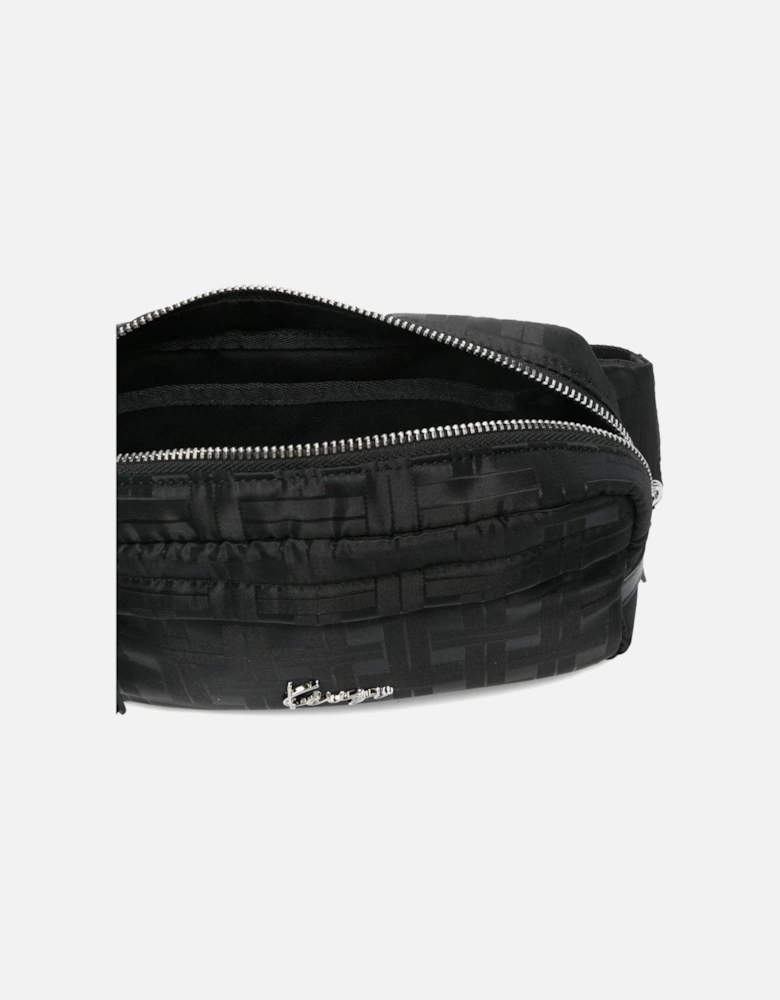 Jacquard Logo Belt Bag Black