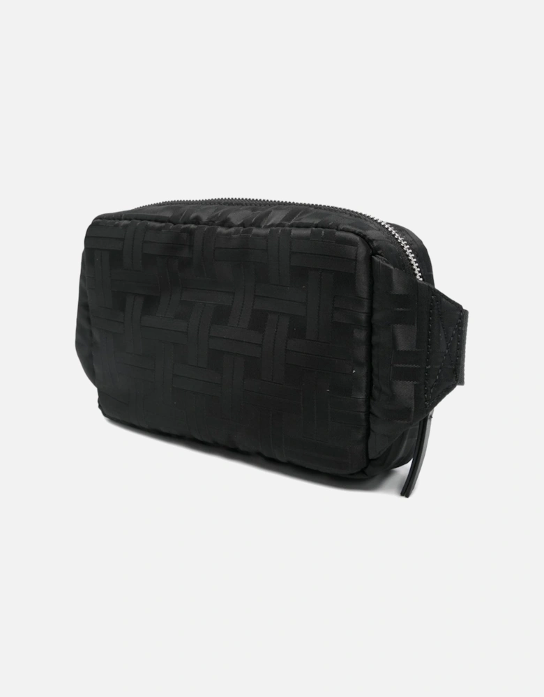 Jacquard Logo Belt Bag Black