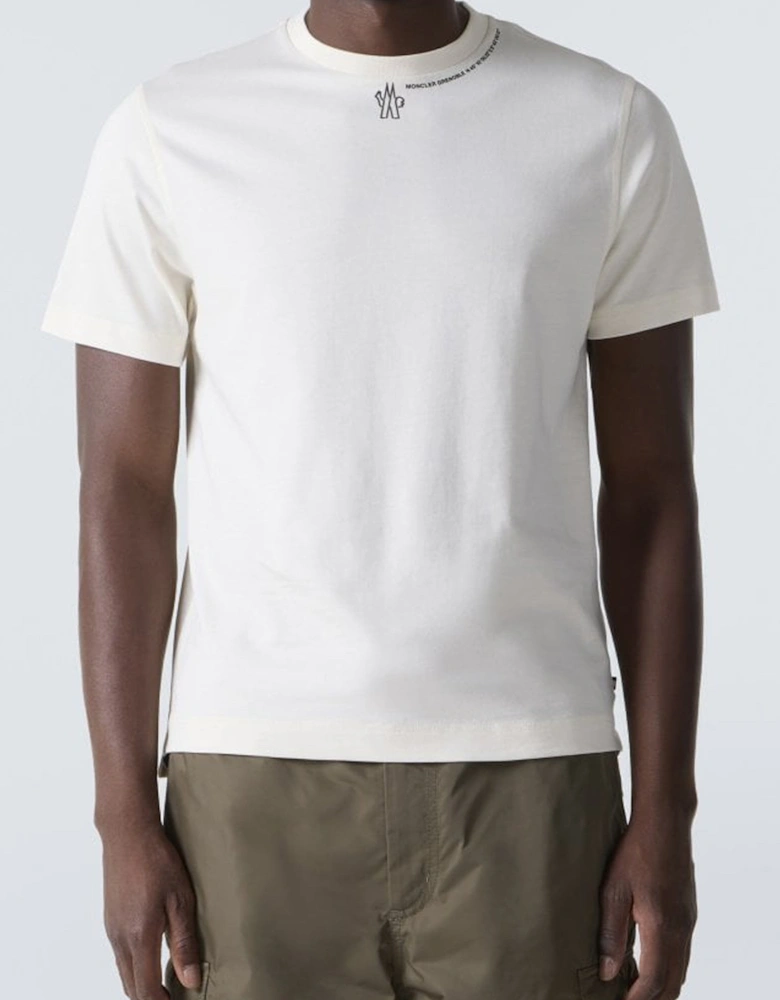 NECK BRANDING COTTON T SHIRT