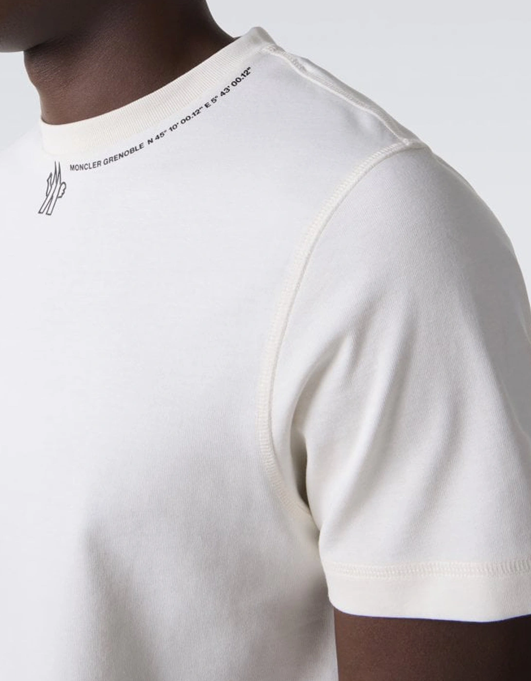 NECK BRANDING COTTON T SHIRT