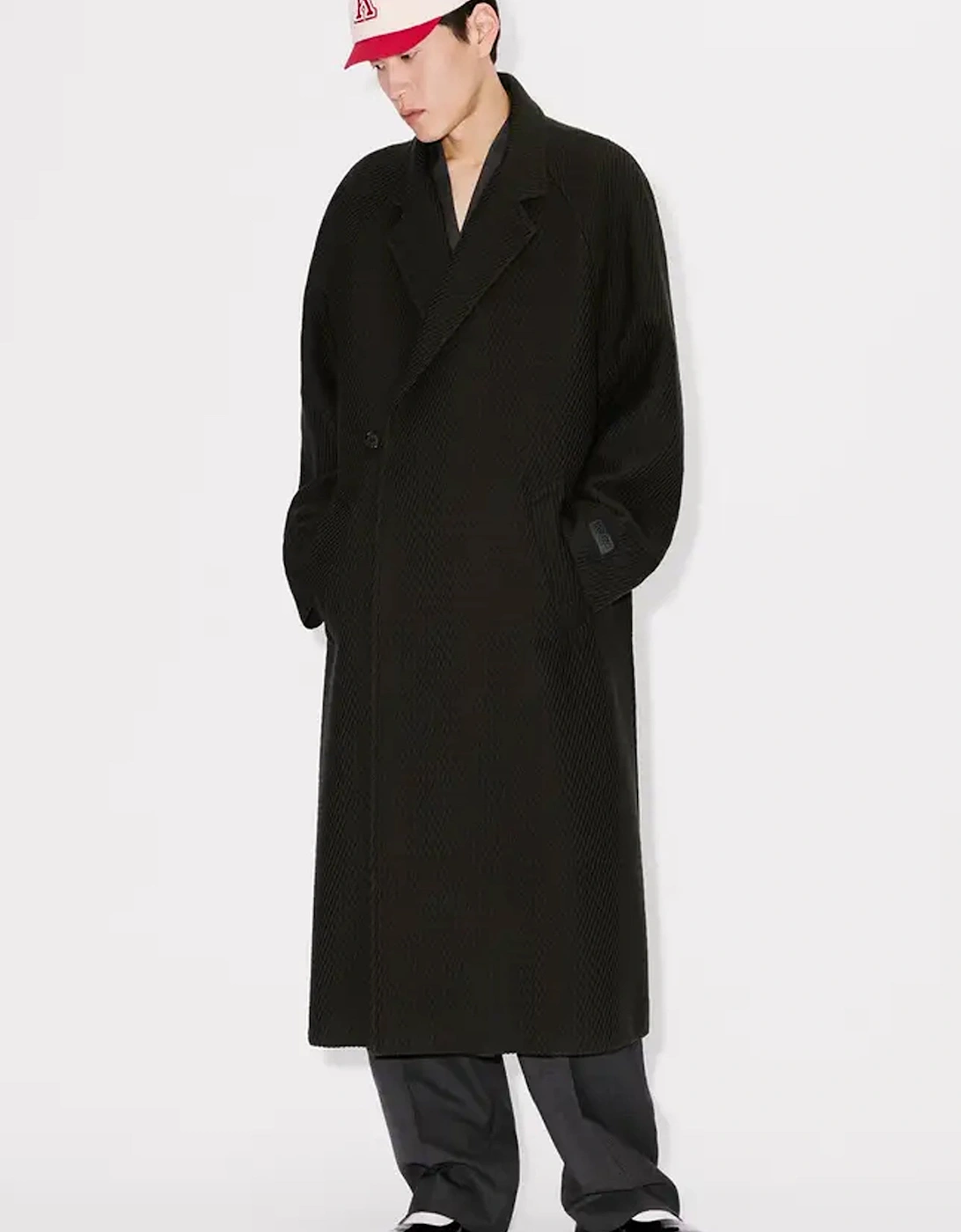 VIRGIN WOOL  WRAP COAT