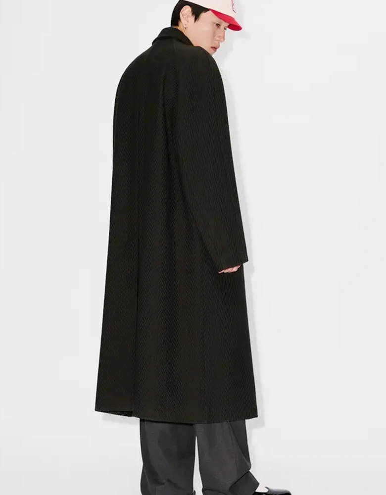 VIRGIN WOOL  WRAP COAT
