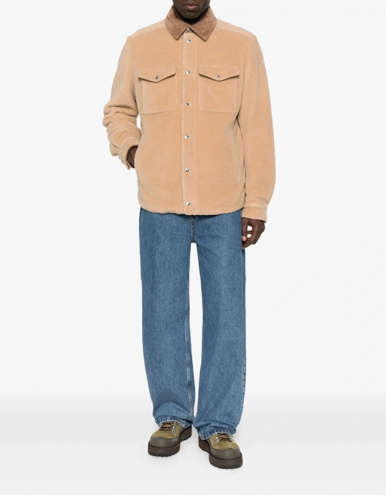 Corduroy Overshirt Beige