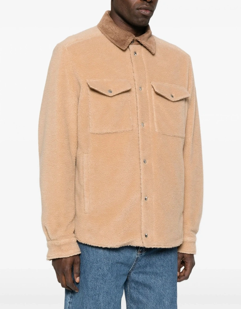 Corduroy Overshirt Beige