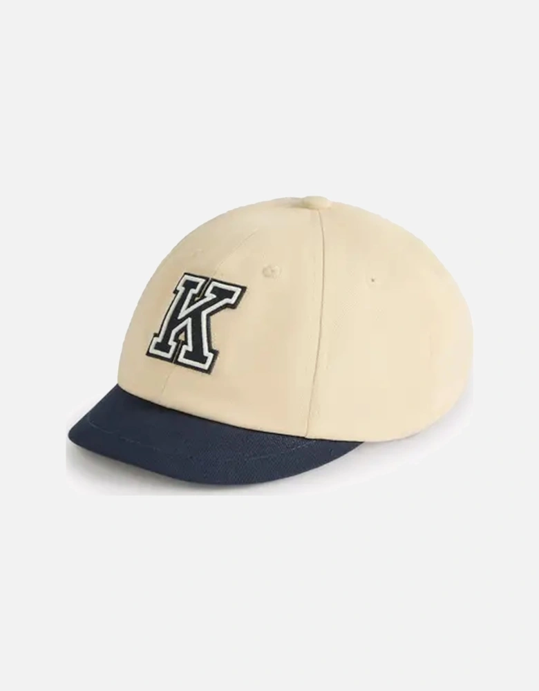 K Letter Baseball Cap Navy