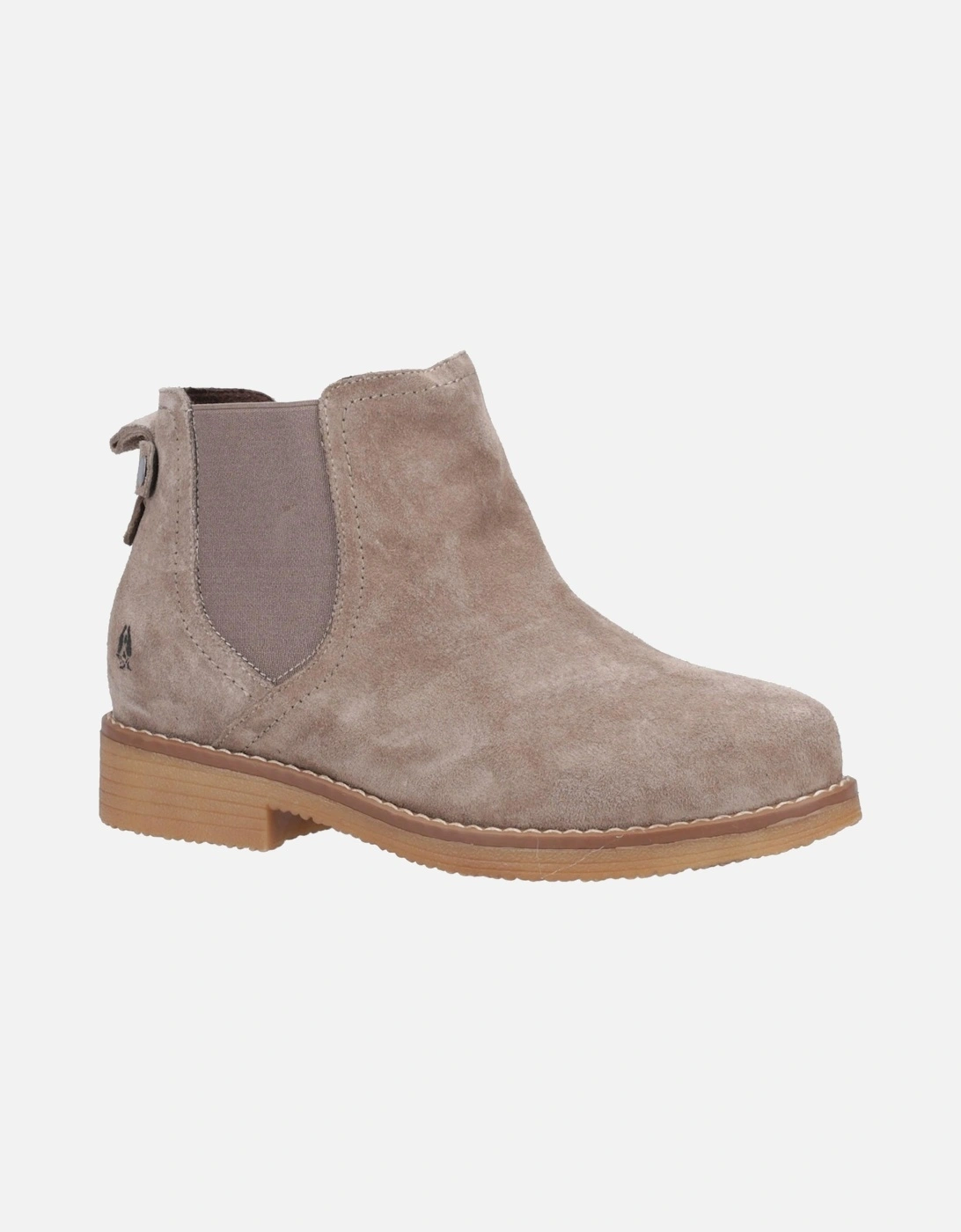 Womens/Ladies Maddy Suede Wide Ankle Boots, 2 of 1
