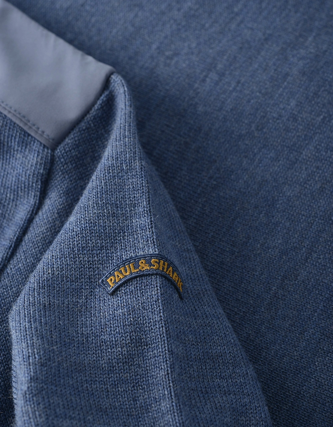 Knitted Wool Sweater Blue