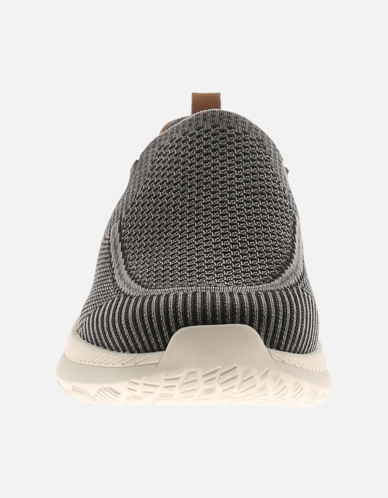 Mens Casual Shoes Twin Gusset Ripple black UK Size