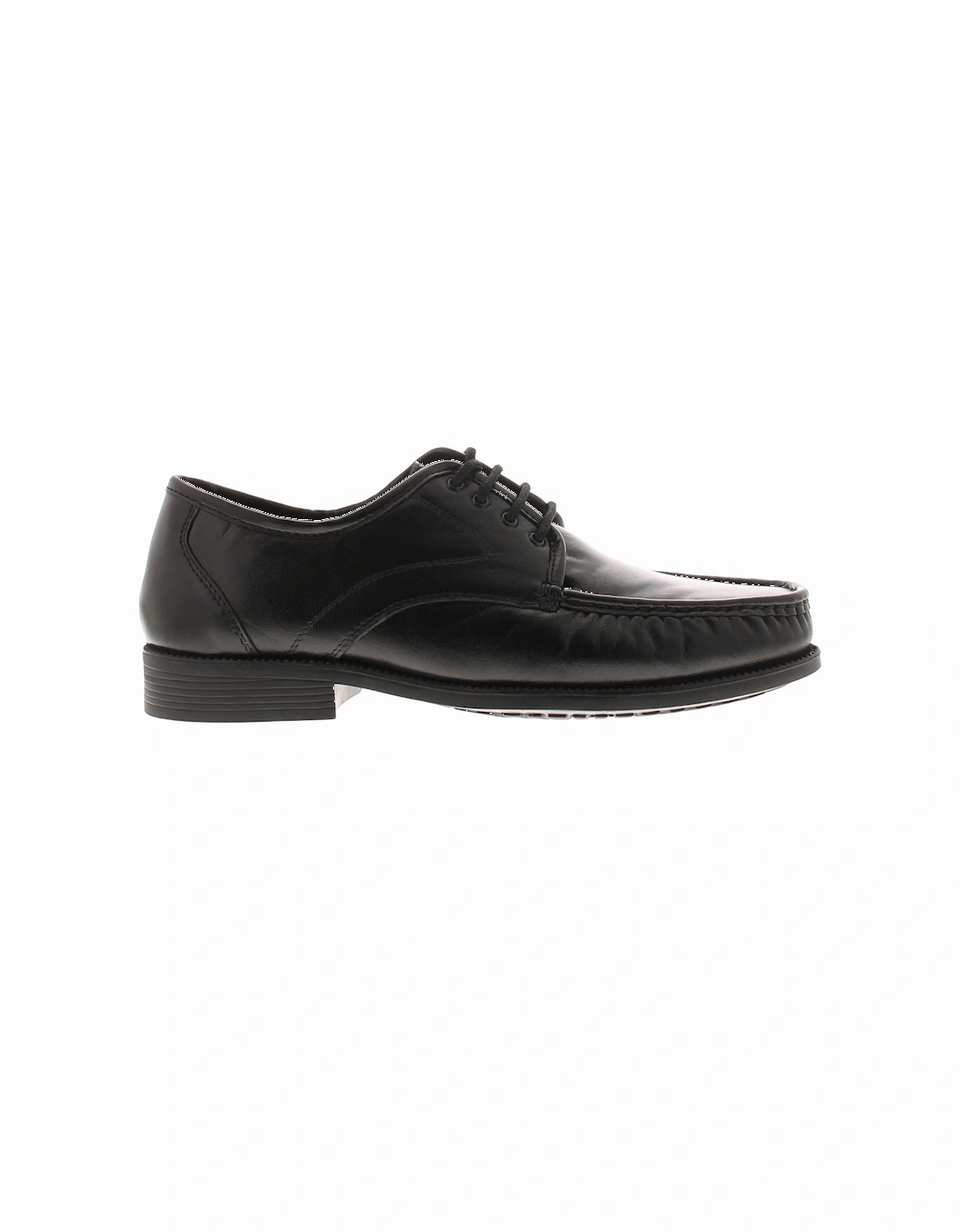 Mens Shoes Smart Wider Fitting Grant Soft Leather black UK Size