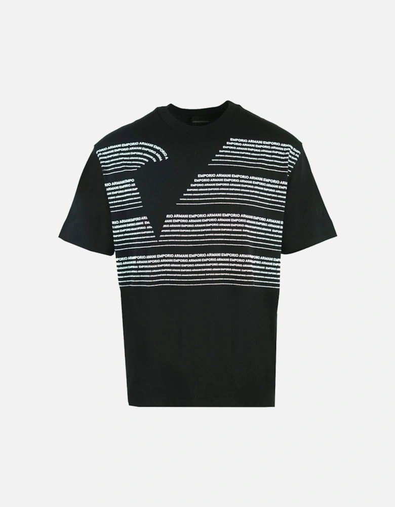 Large Lettering Logo Black T-Shirt