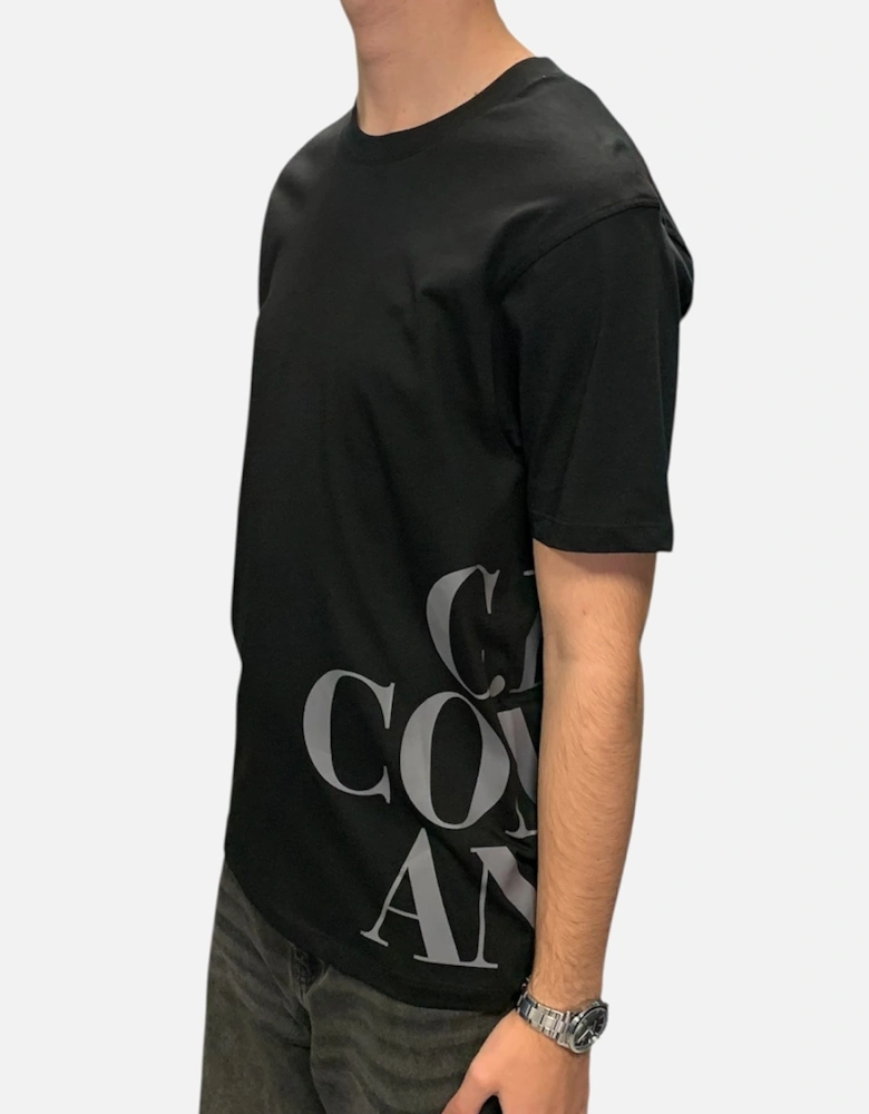 Side Logo T Shirt - Black