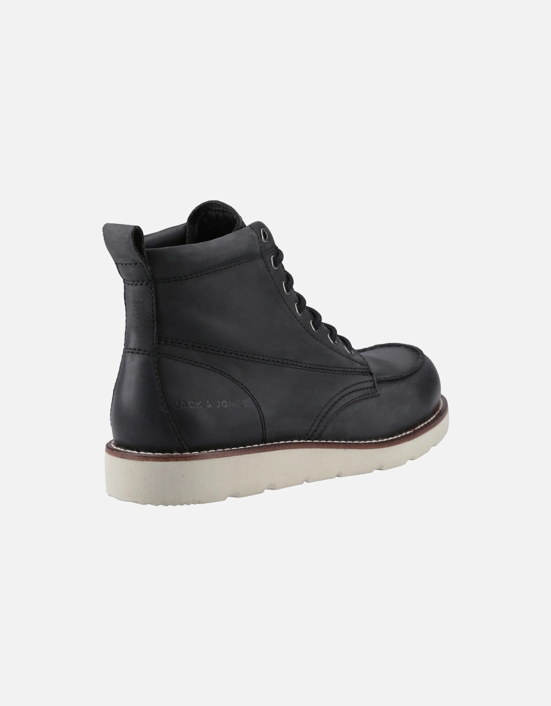 Toronto Leather Men's Black Ankle Boots