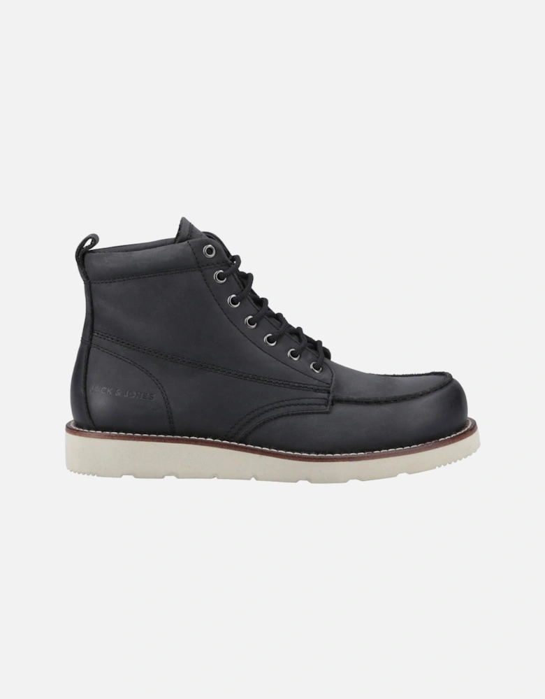 Toronto Leather Men's Black Ankle Boots