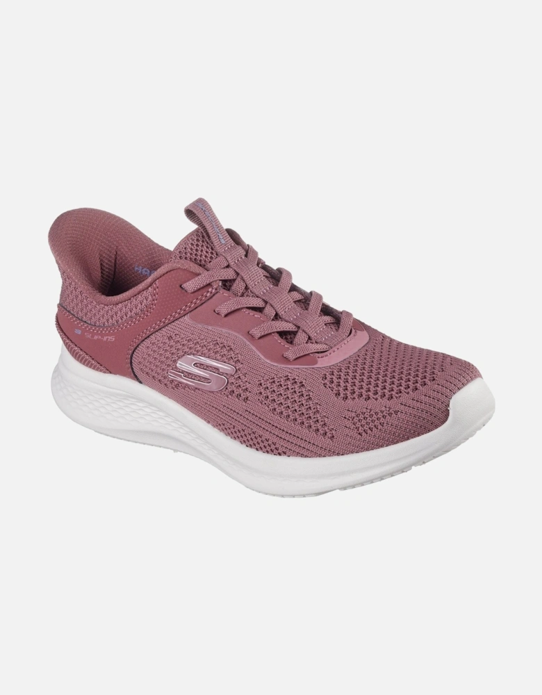 Skech-Lite Pro 2.0 Smooth Current Textile Women's Dark Mauve Trainers