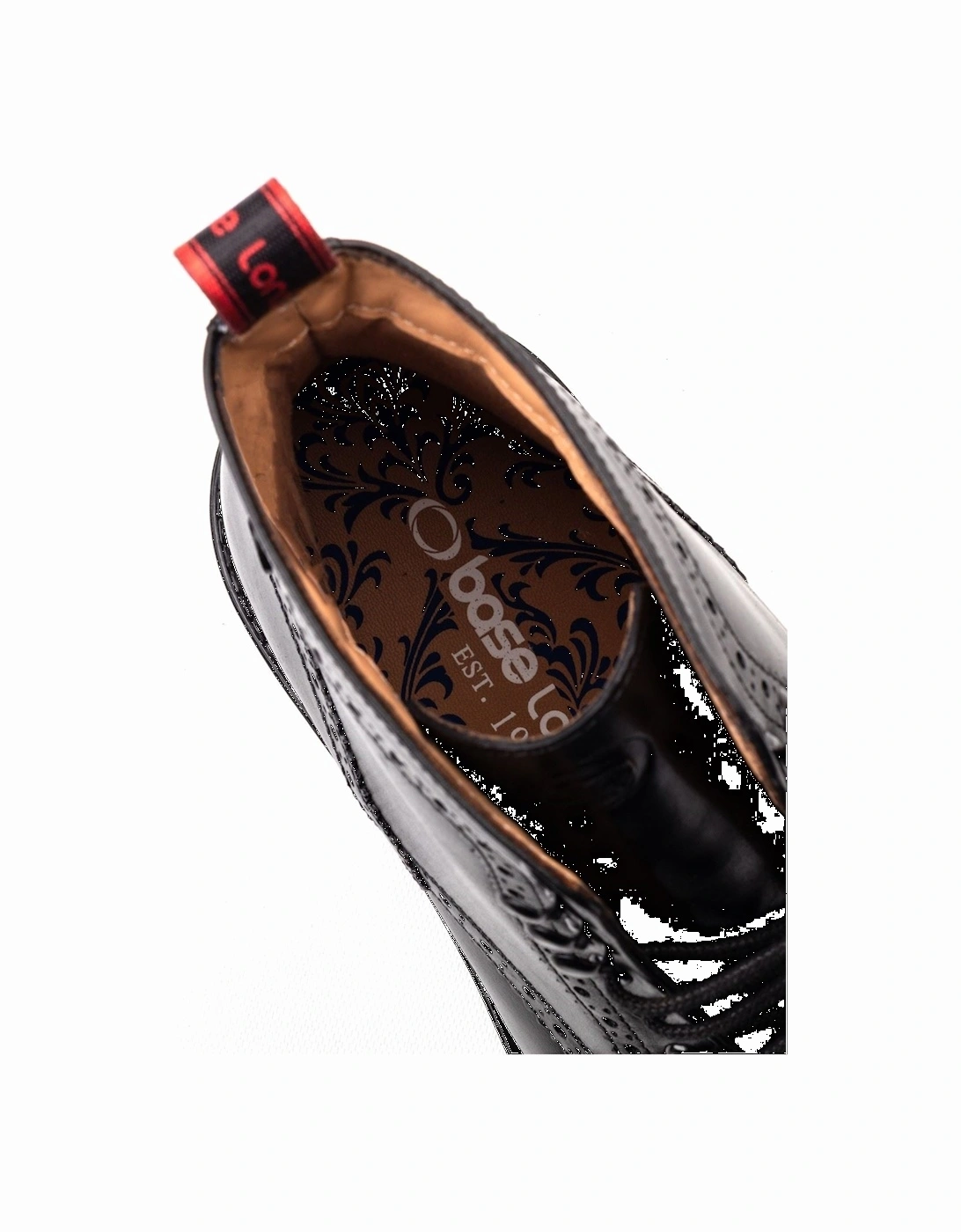 London Bristol Leather Men's Black Brogues Shoes