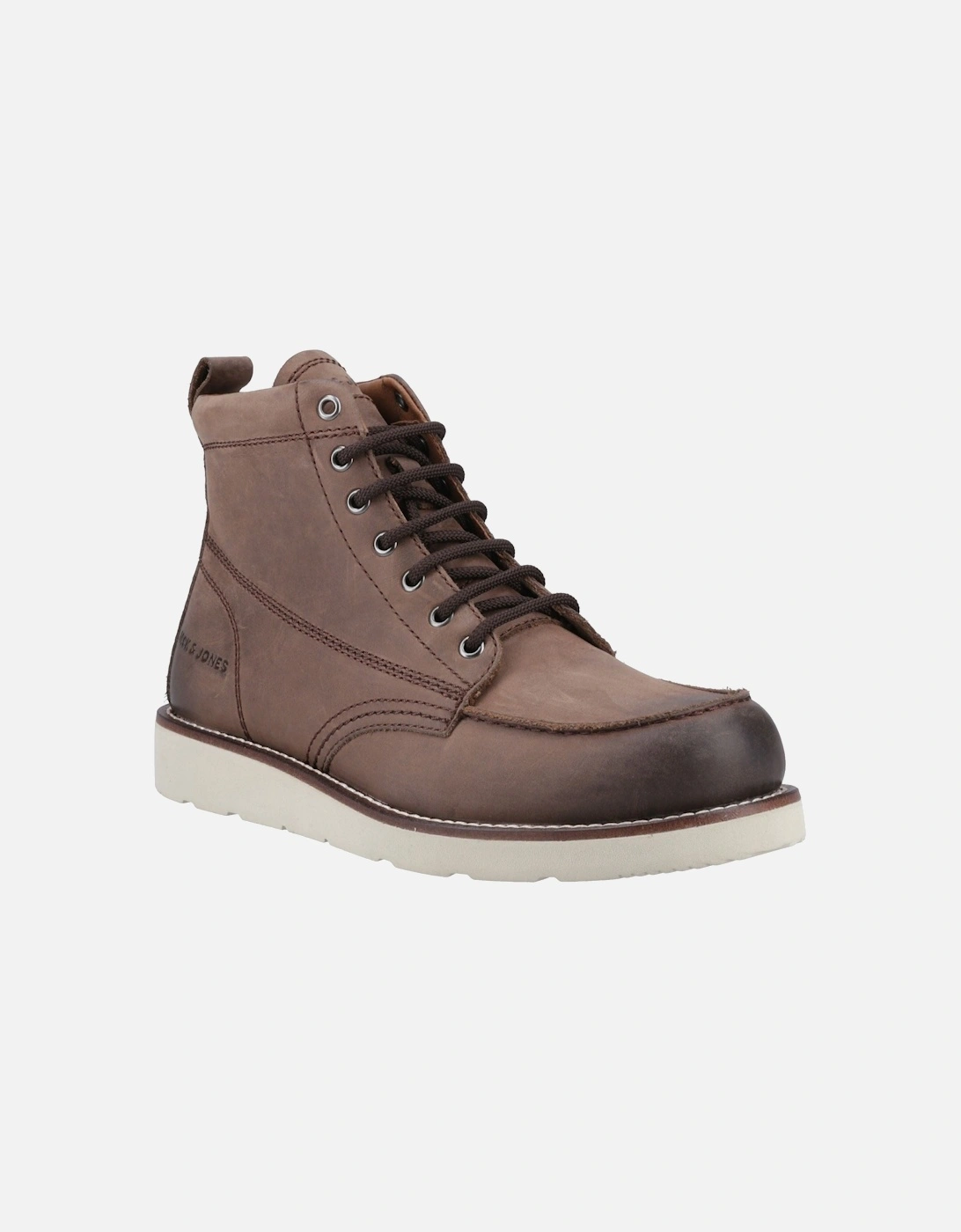 Toronto Leather Men's Brown Stone Ankle Boots, 6 of 5