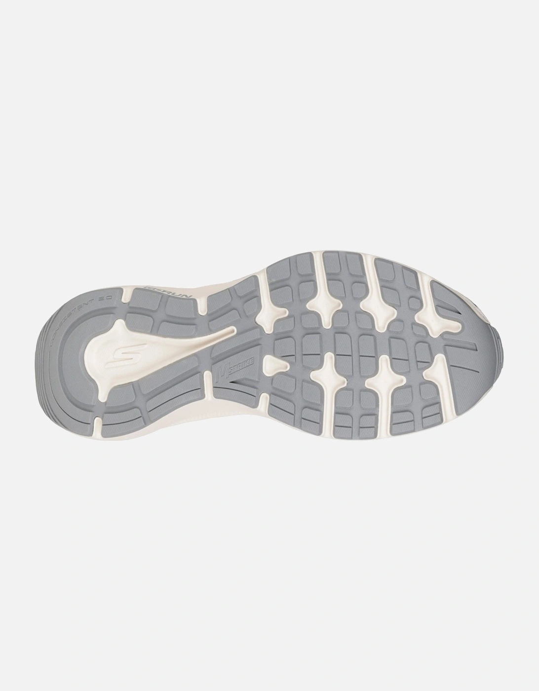 GO RUN Consistent 2.0 Volt Leather Women's Silver/Navy Trainers