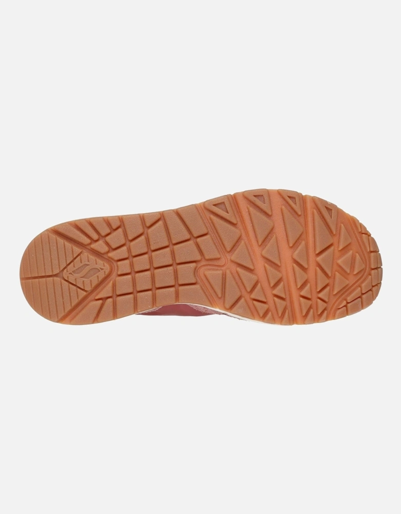 Uno Vintage Dayz Leather Women's Rose Trainers