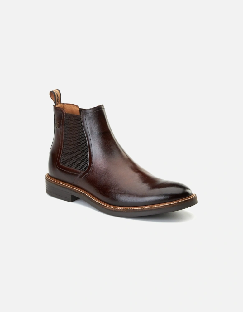 London Sussex Leather Men's Burnt Brown Boots