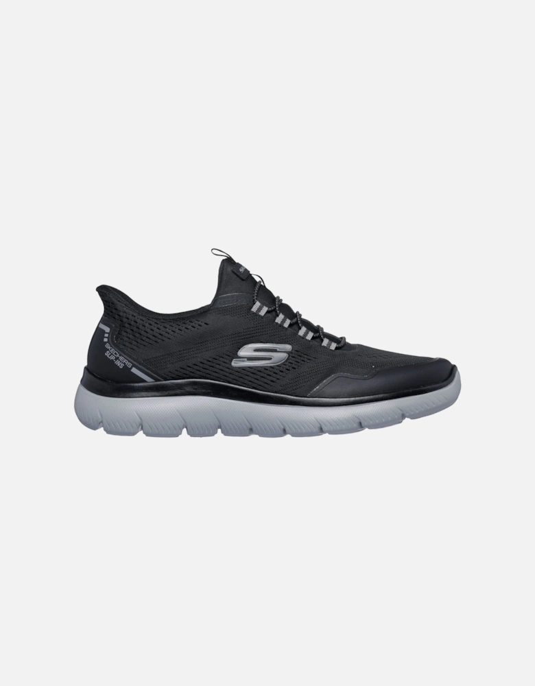 Summits Top Rate Textile Men's Black/Charcoal Trainers