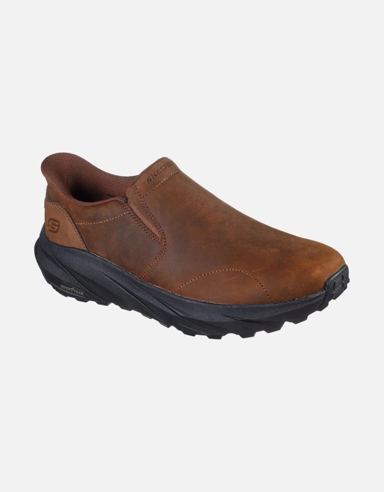 Conner Rayne Leather Men's Dark Brown Loafers