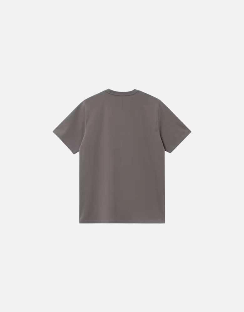 S/S American Script T-Shirt - Porphyry