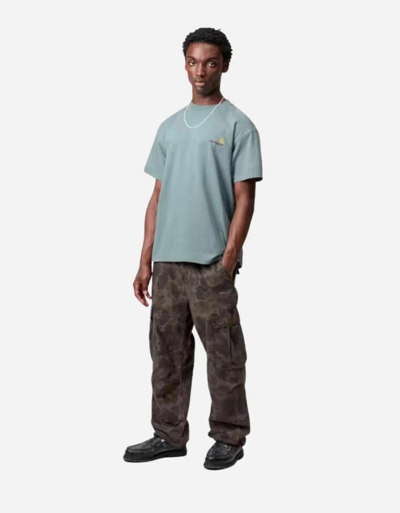 S/S American Script T-Shirt - Citadel