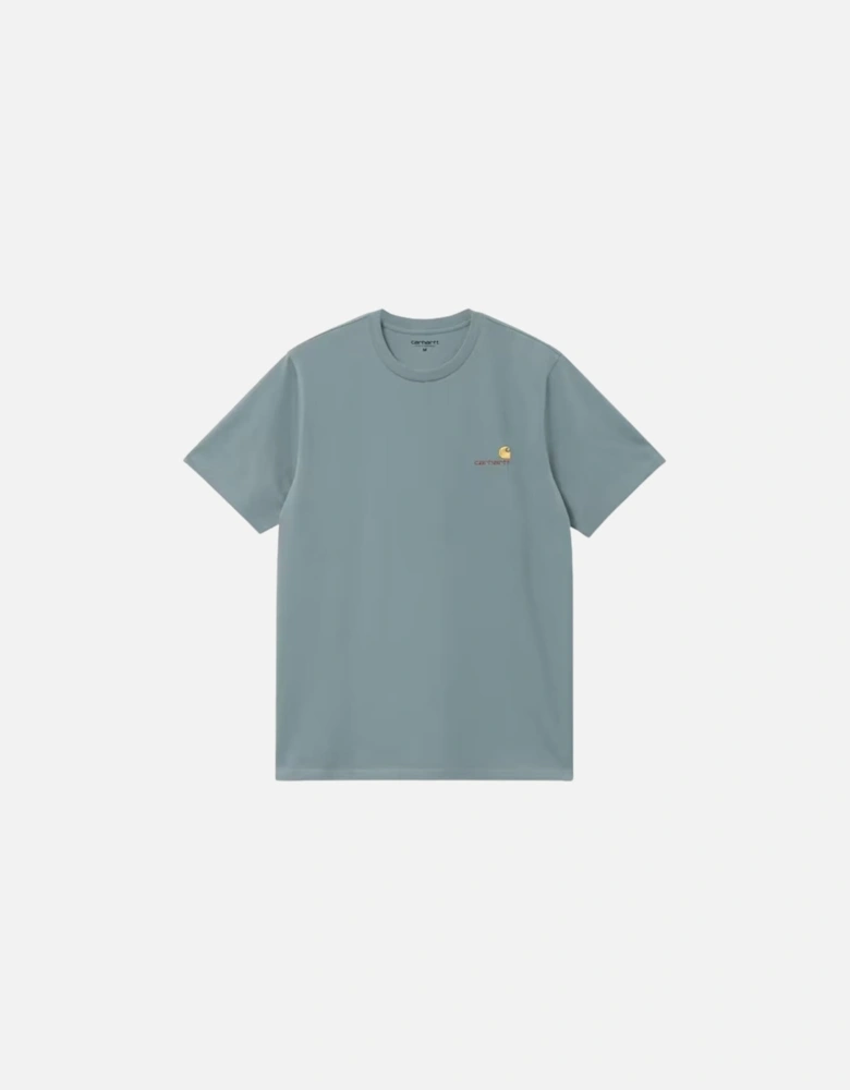 S/S American Script T-Shirt - Citadel