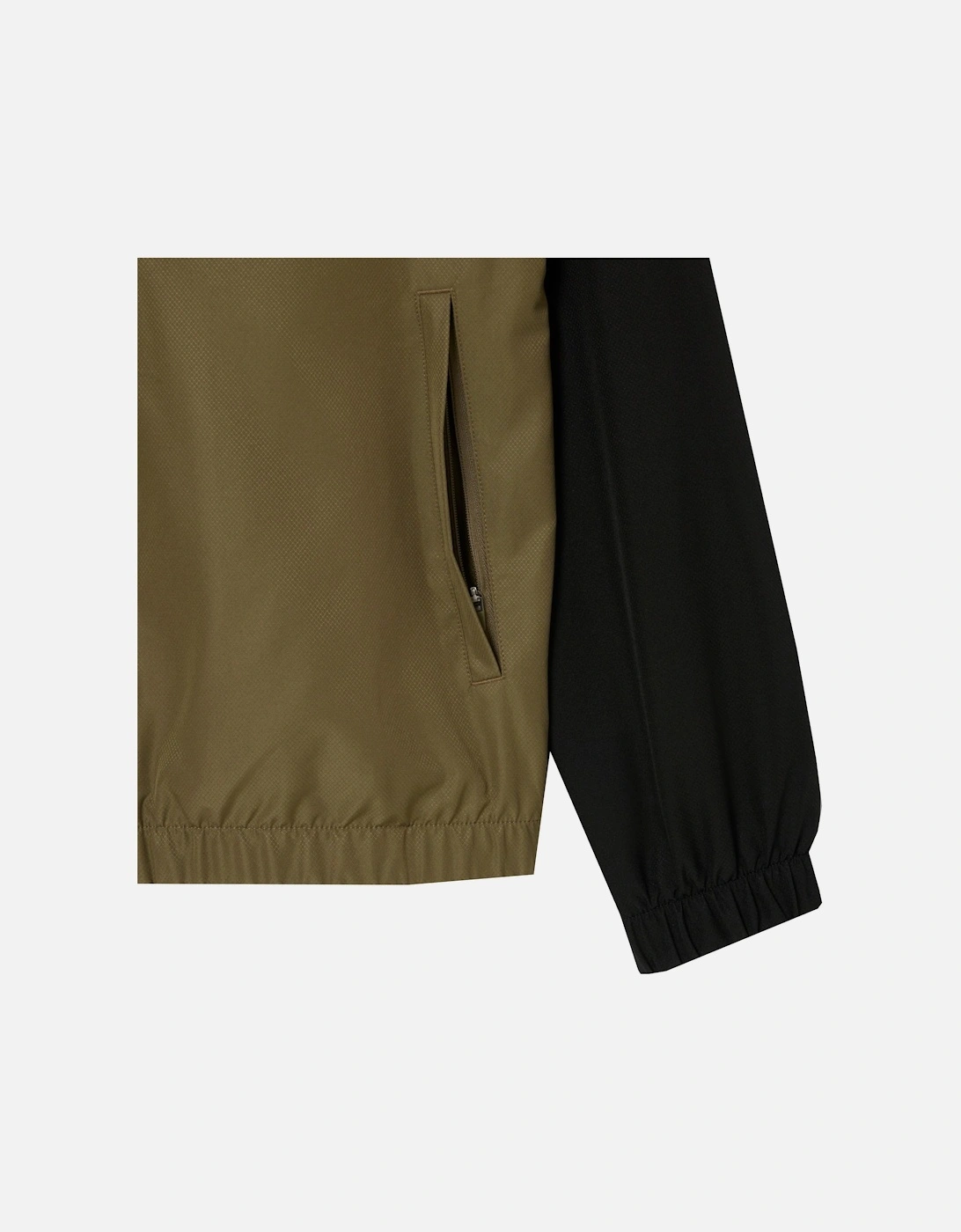 Men's White, Black and Khaki colour block Tracksuit