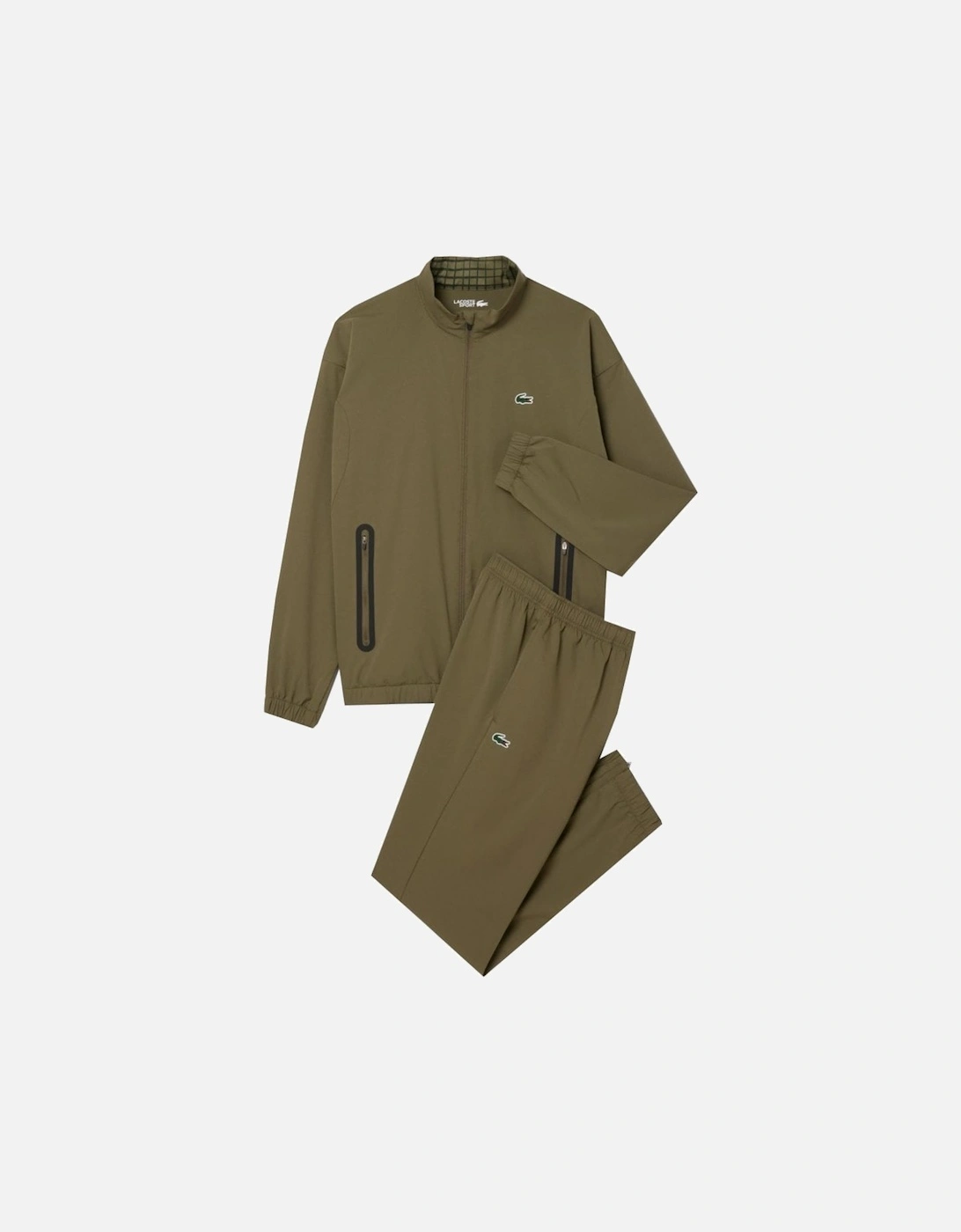 Men's Khaki Green Tracksuit, 9 of 8