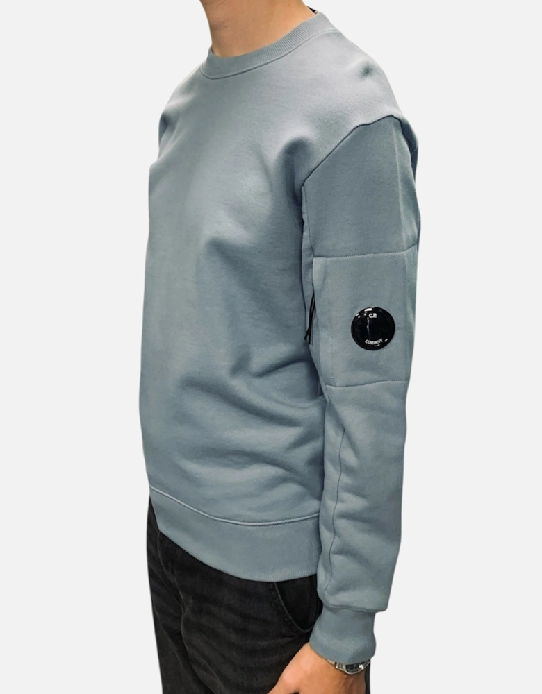 Diagonal Raised Fleece Lens Sweatshirt - Infinity