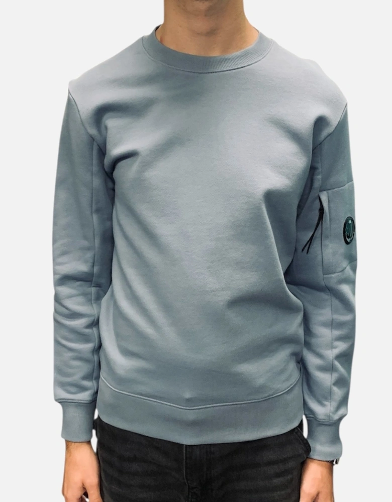 Diagonal Raised Fleece Lens Sweatshirt - Infinity