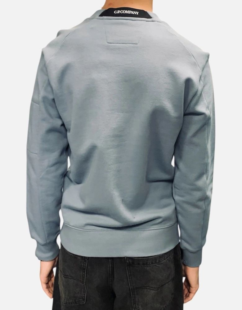 Diagonal Raised Fleece Lens Sweatshirt - Infinity