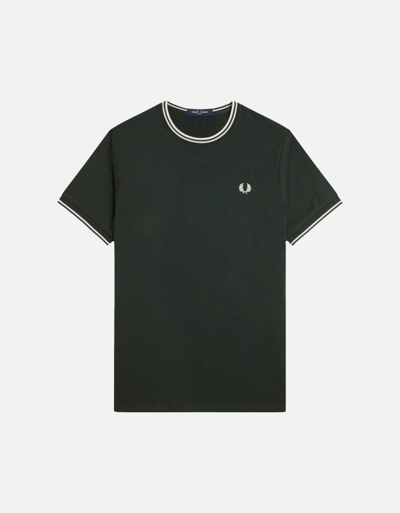 Twin Tipped T-Shirt Night Green/Snow White
