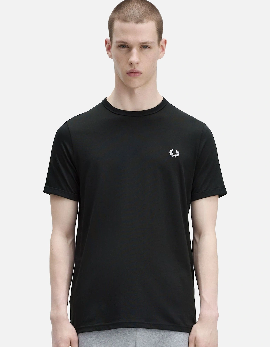 Ringer T-Shirt Black