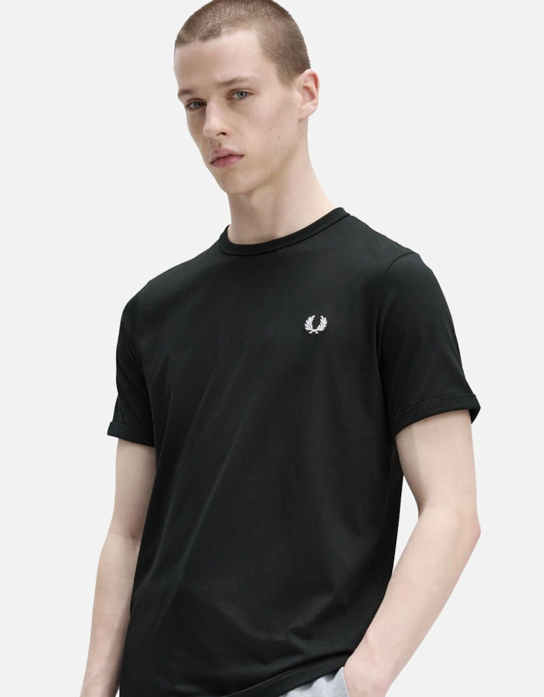 Ringer T-Shirt Black