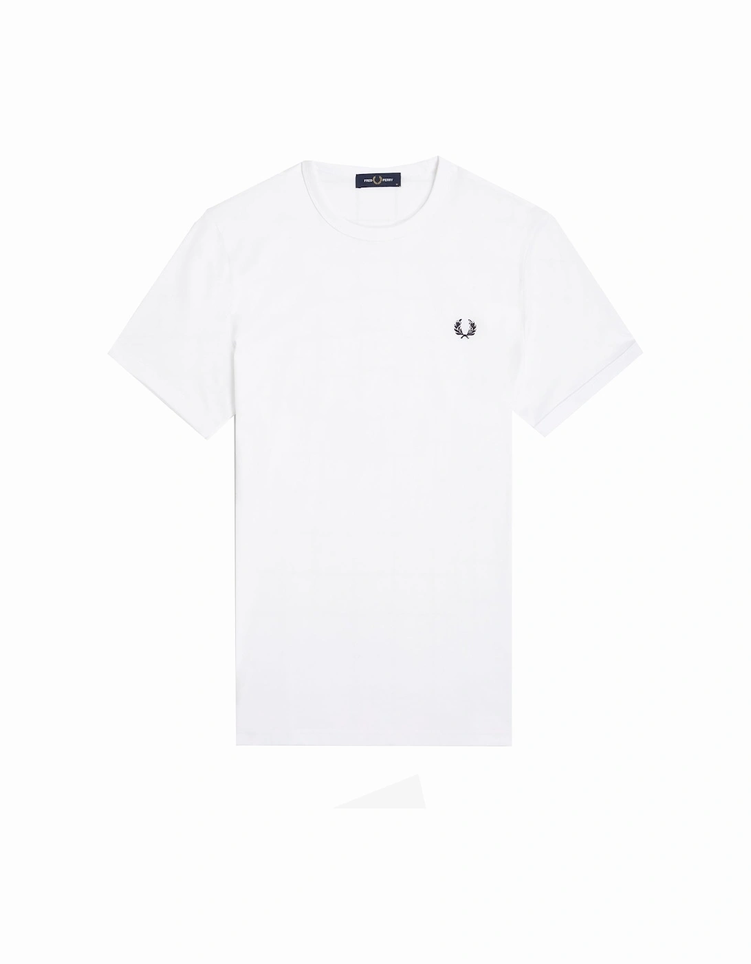 Fred Perry Men's White Ringer T-Shirt  46 3XL