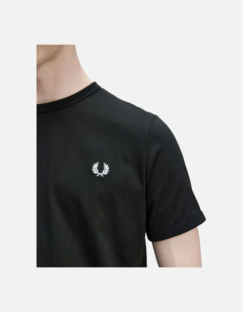Ringer T-Shirt Black