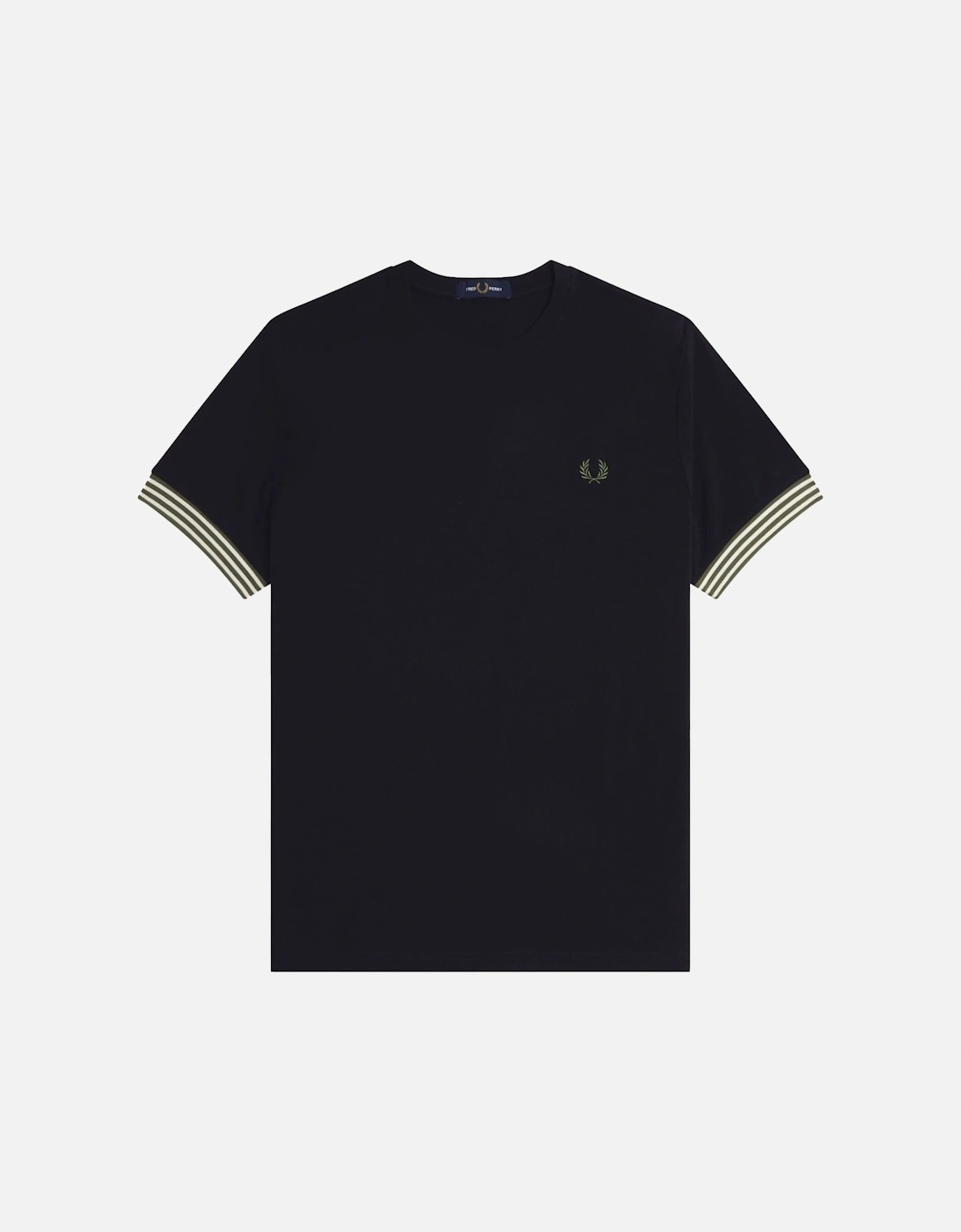 Striped Cuff T-Shirt Black, 5 of 4