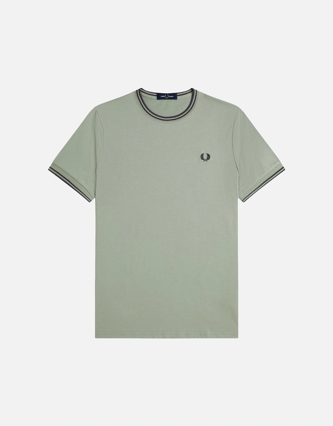 Twin Tipped T-Shirt Bay Leaf/Dark Airforce /Tennis Blue, 5 of 4